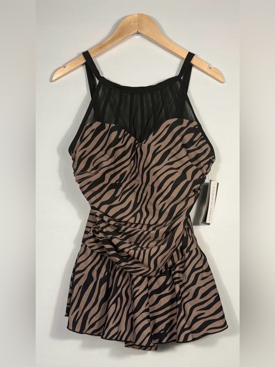 Alisha Levine Other - NEW Alisha Levine Women's 14 Sleek High Neck One Piece Swimdress